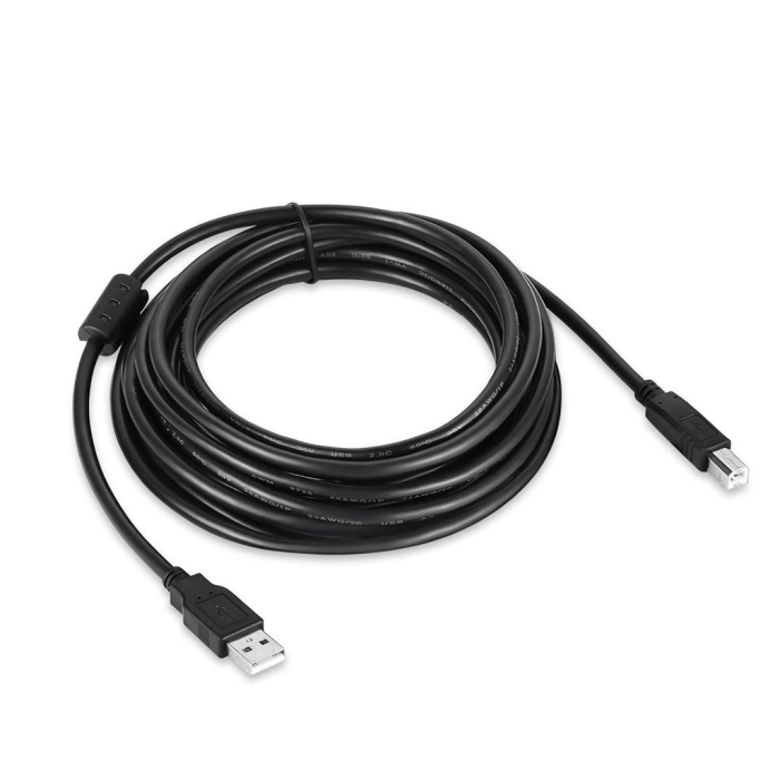 Кабель для принтера USB 2.0 AM/BM 3.0m black ColorWay (CW-CBUB073-BK) — фото 2
