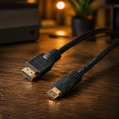 Кабель мультимедійний HDMI A to HDMI C (mini), 1.8m Viewcon (VD 090-1,8м.)