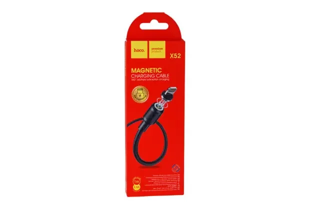 Кабель USB Lightning 1.0м магнітний Hoco X52