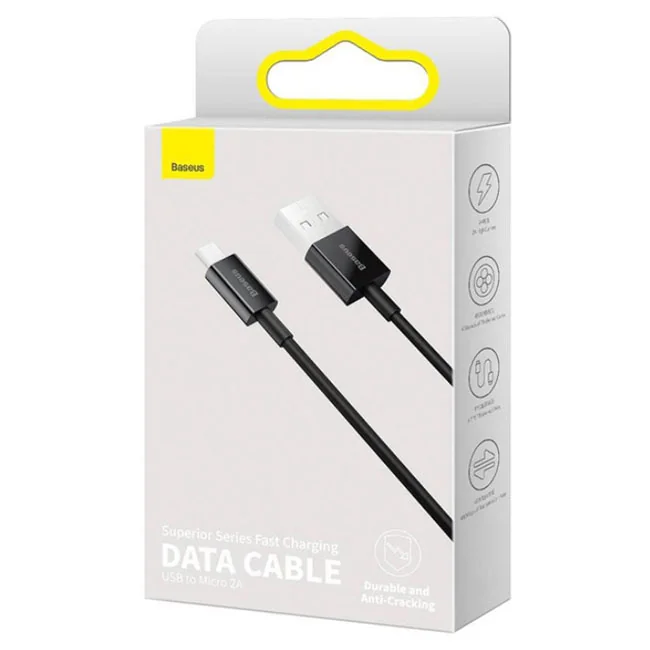 Кабель USB-Micro 1.0м Baseus — фото 2
