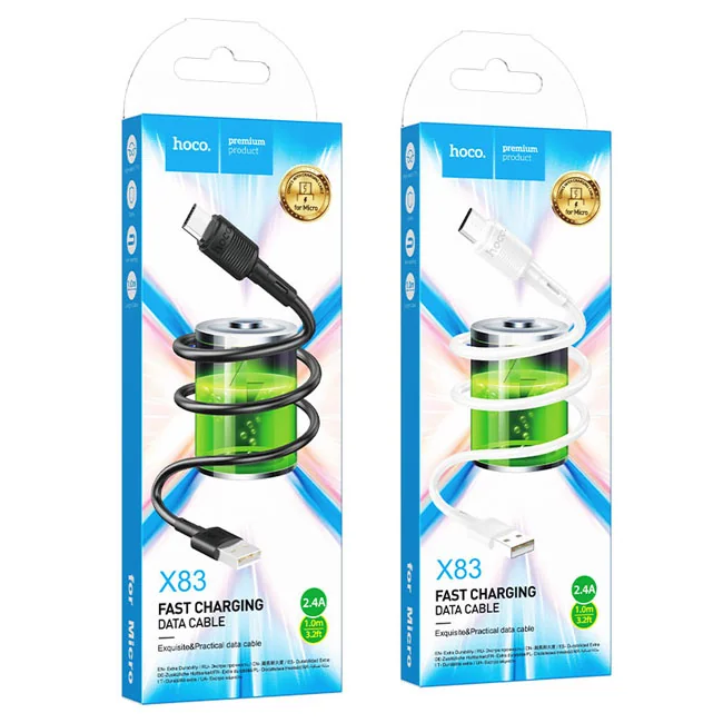 Кабель USB-Micro 1.0м Hoco X83