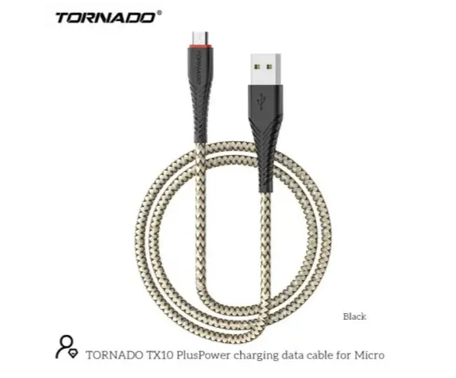 Кабель USB-Micro 1.0м TORNADO TX10 — фото 2