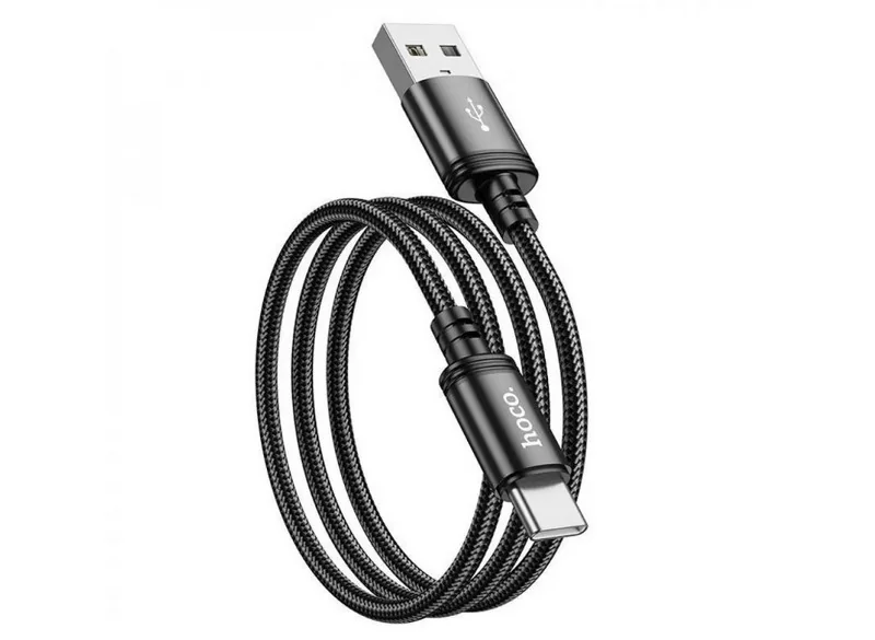 Кабель USB-Type-C 1.0м Hoco X89 Black