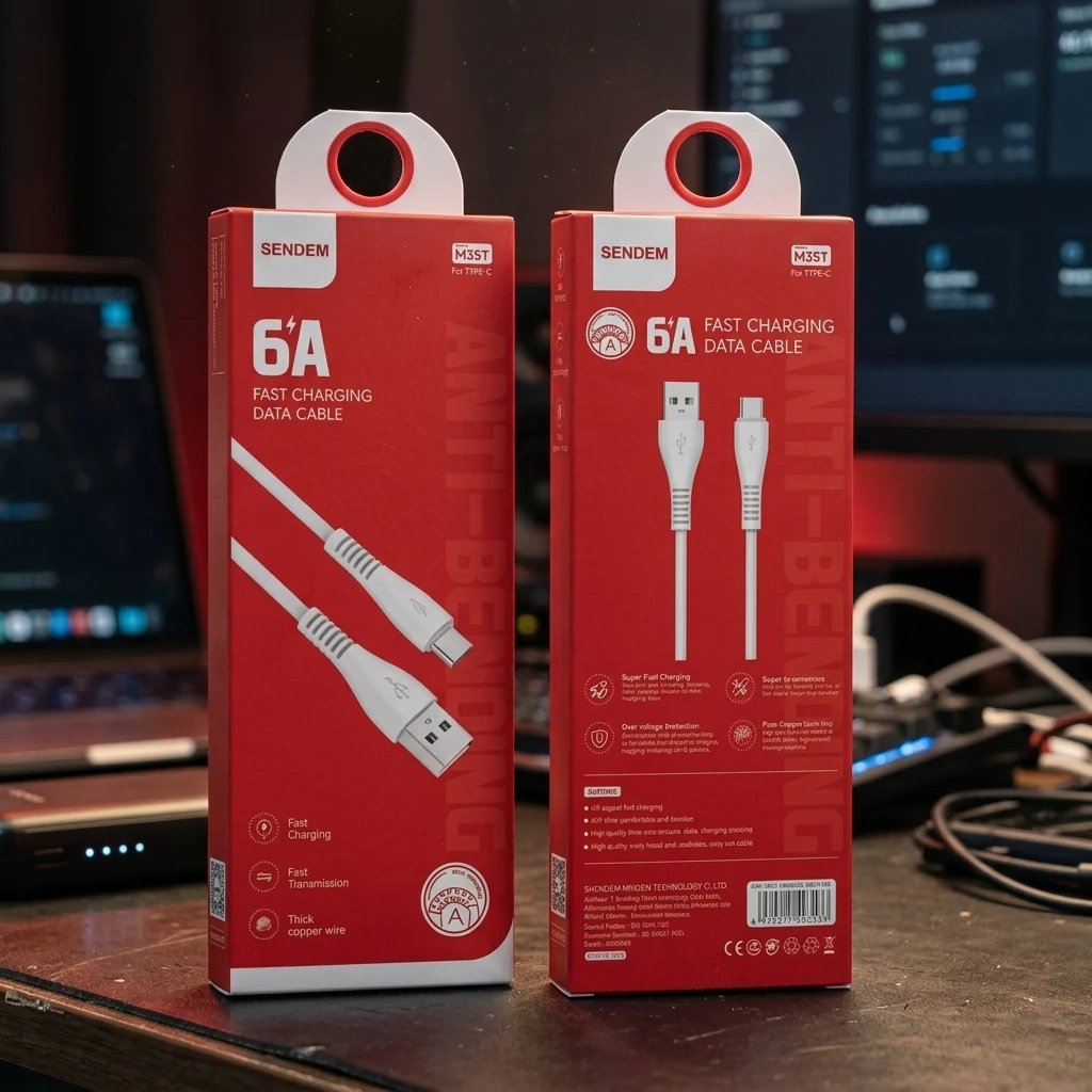 Кабель USB Type-C 1.0м SENDEM M35T