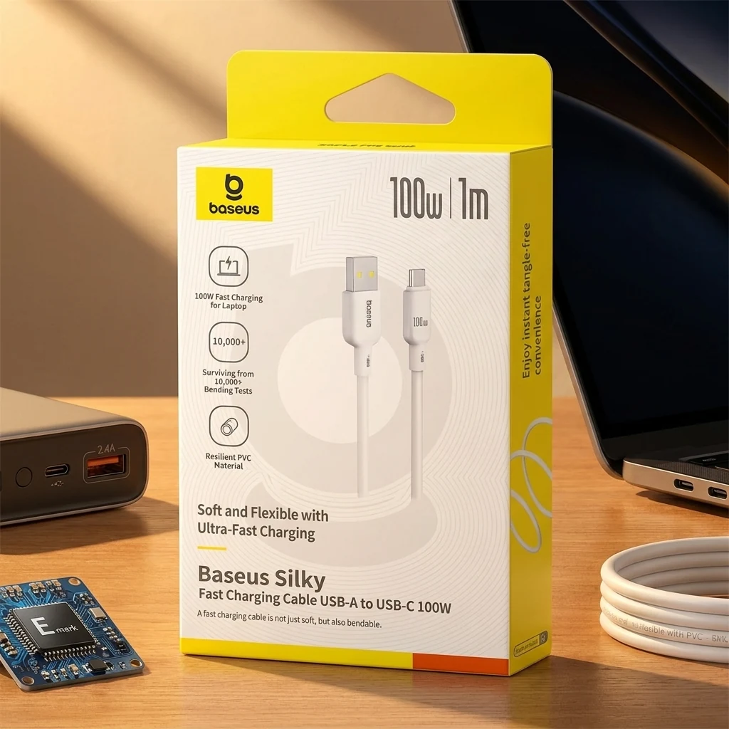Кабель USB Type-C Baseus Silky Series Fast Charging 100W