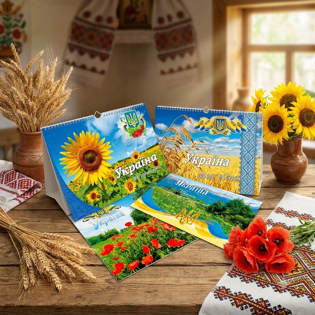 Календар настінний "Рідна Україна" KV