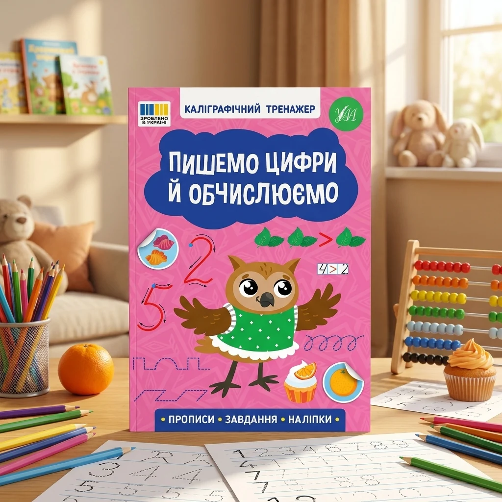 Каліграфічний тренажер Пишемо цифри й обчислюємо