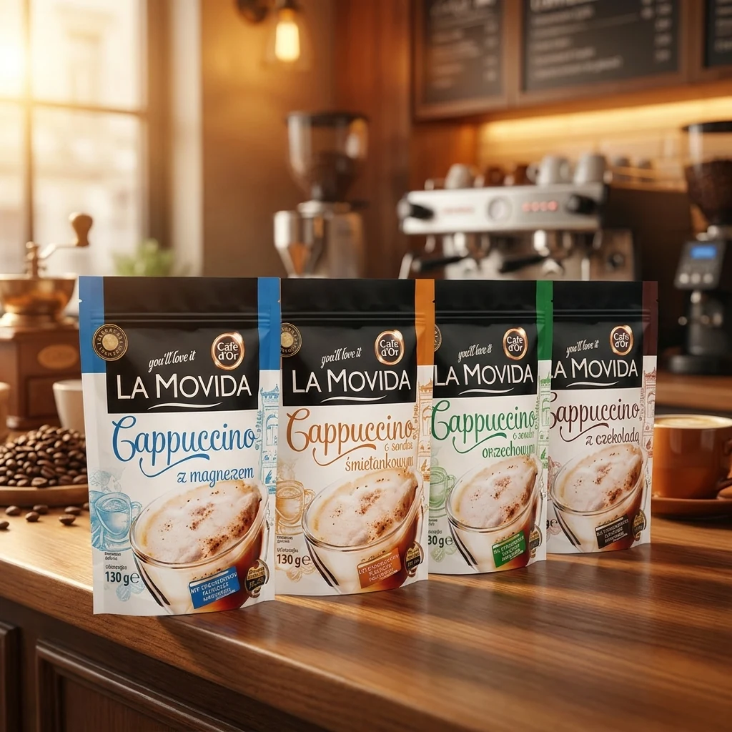 Капучіно Cafe dOr лісовий горіх/шоколад 130г — Продукти та напої