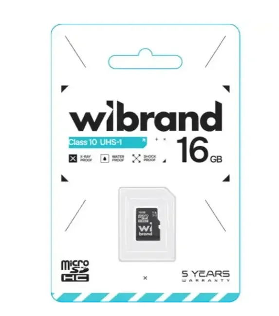 Карта пам'яті Wibrand microSDHC (UHS-1) 16Gb class 10 — фото 2