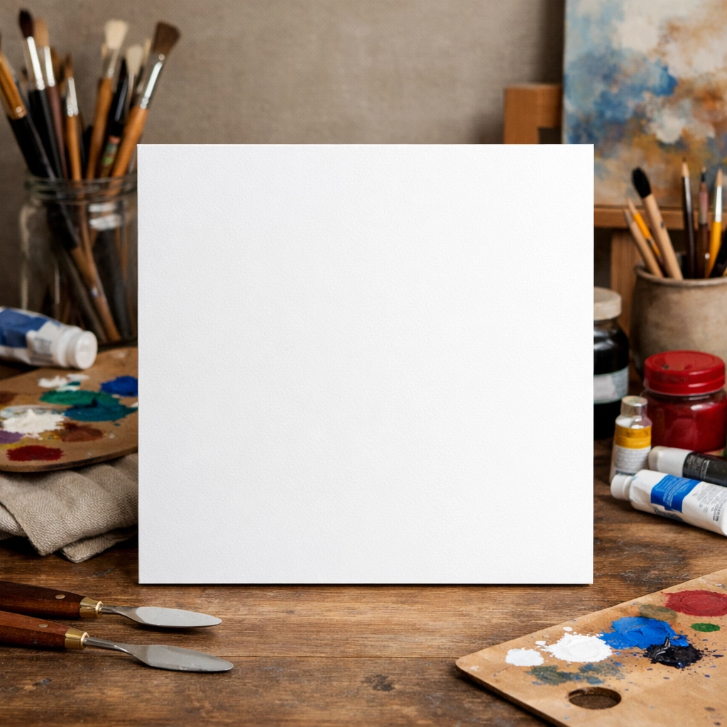 Картон грунтований Rosa 30×30 см — Живопис