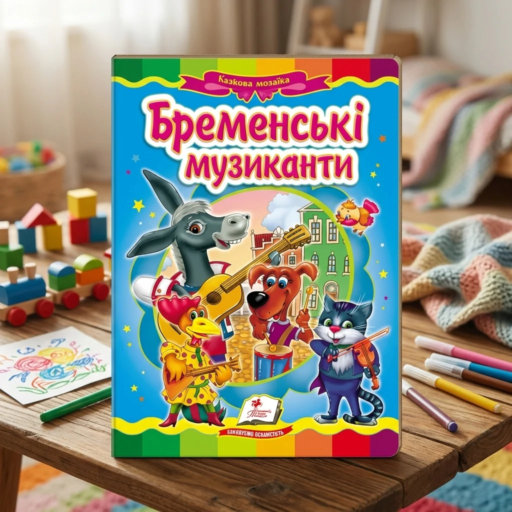 Картонка. Казкова мозаїка. Бременські музиканти. Пегас