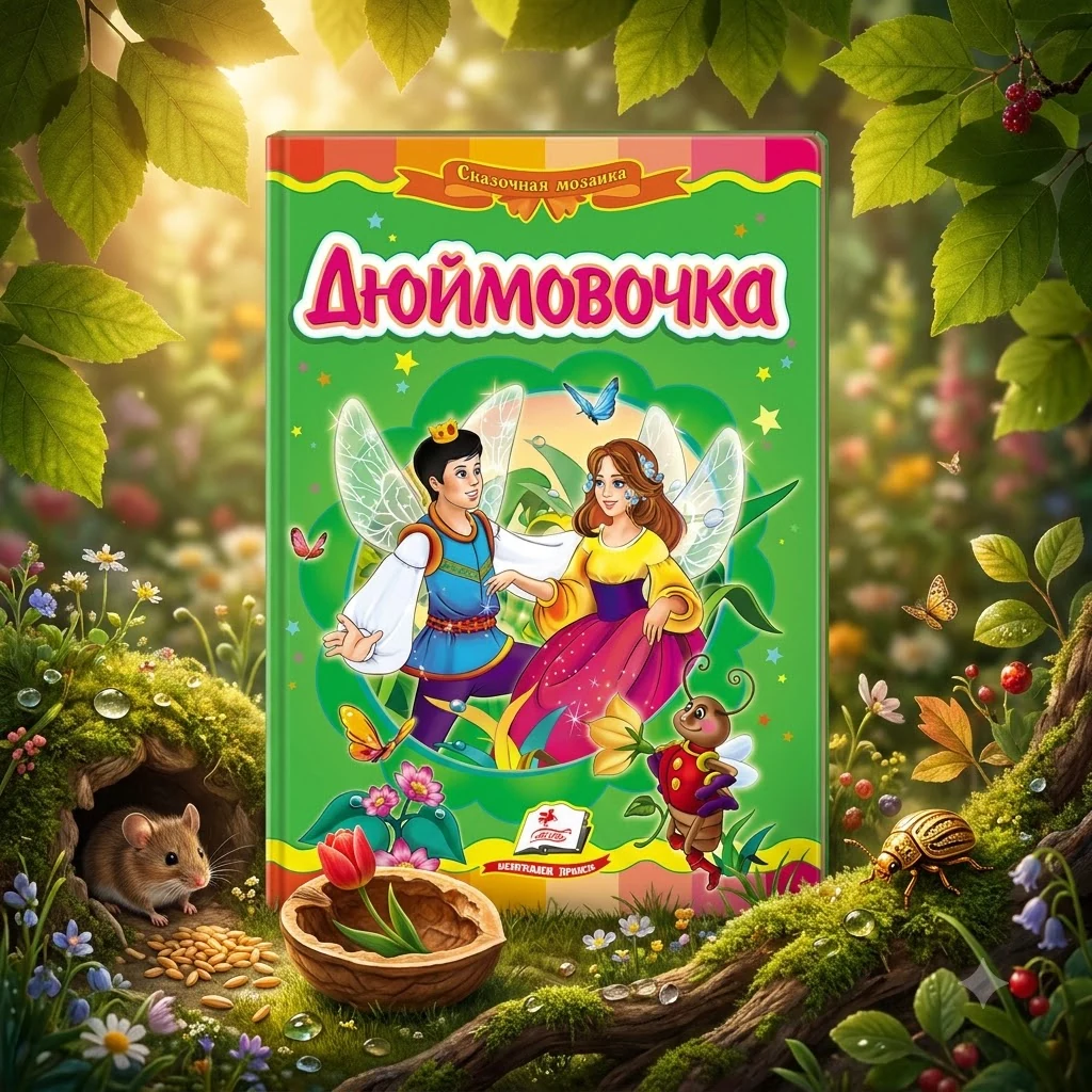 Картонка. Казкова мозаїка. Дюймовочка. Пегас