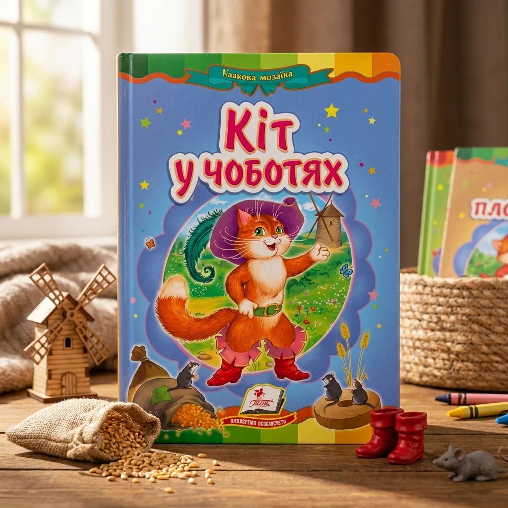 Картонка. Казкова мозаїка. Кіт у чоботях. Пегас