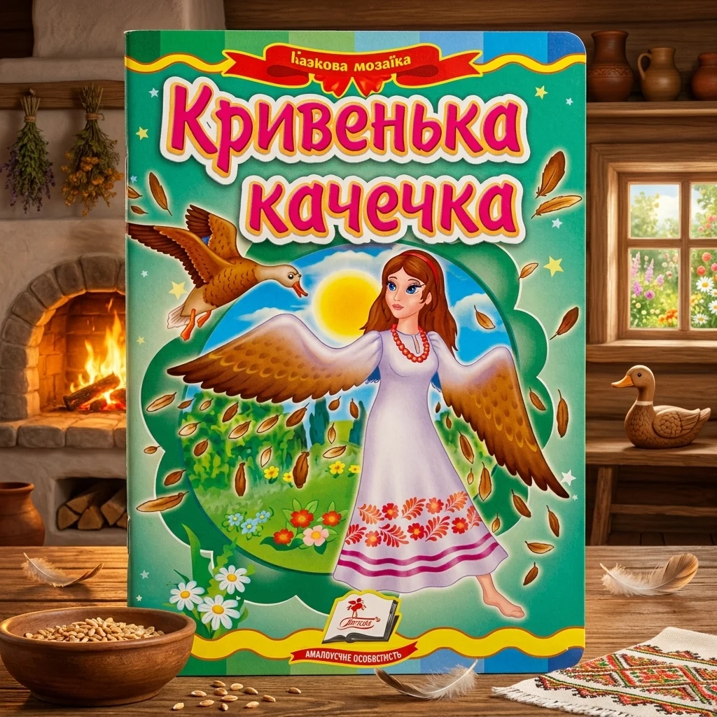 Картонка. Казкова мозаїка. Кривенька качечка