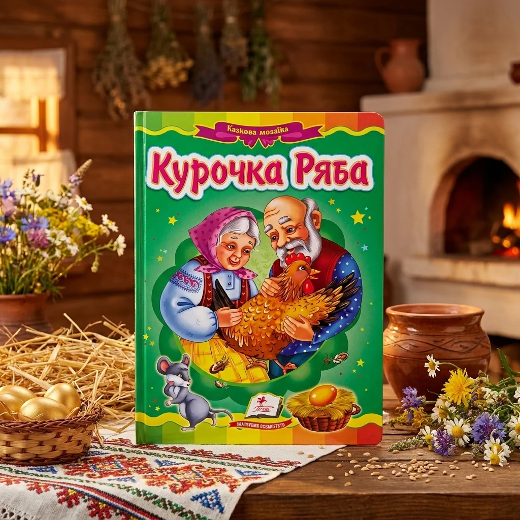 Картонка. Казкова мозаїка. Курочка Ряба. Пегас