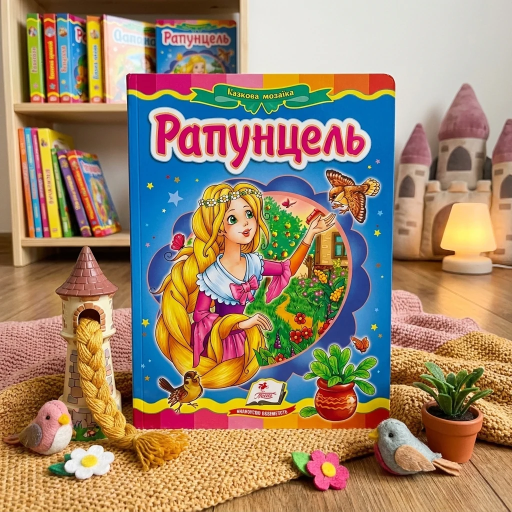 Картонка. Казкова мозаїка. Рапунцель