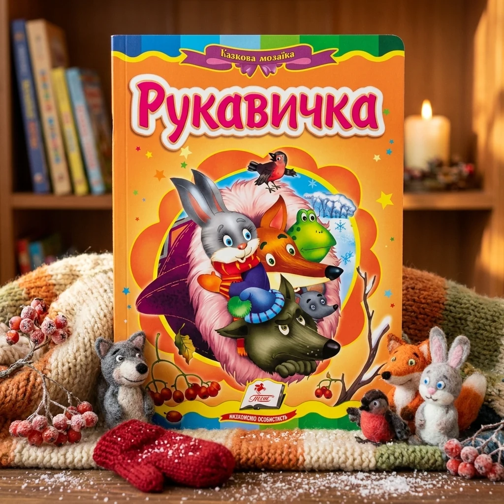 Картонка. Казкова мозаїка. Рукавичка