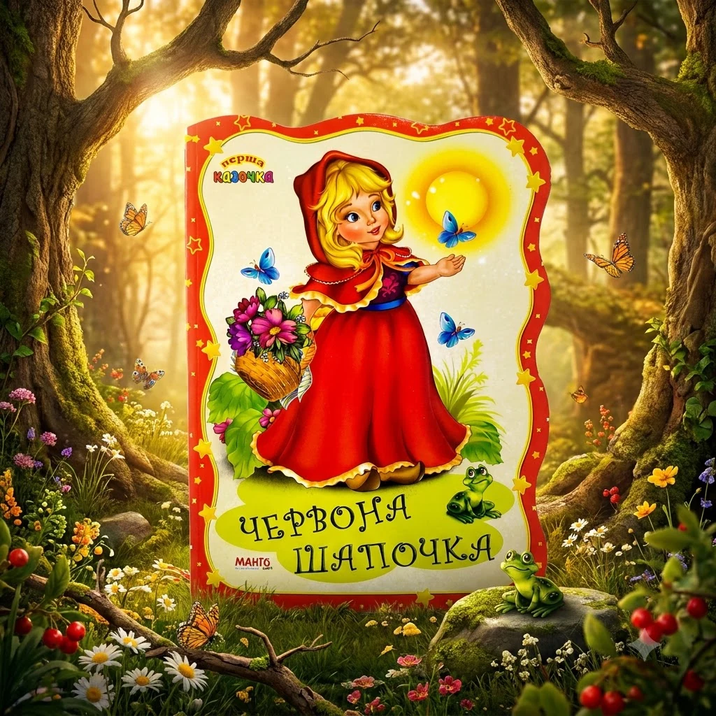 Картонка. Перша казочка. Червона шапочка