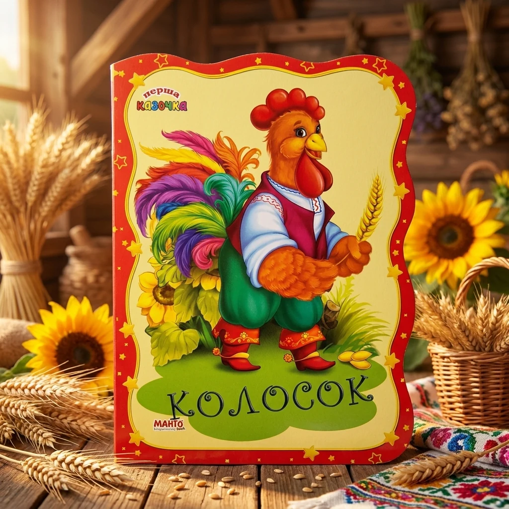 Картонка. Перша казочка. Колосок
