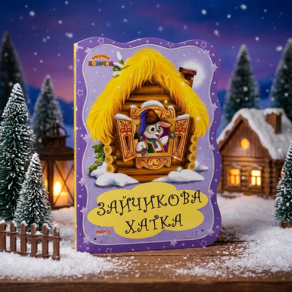 Картонка. Перша казочка. Зайчикова хатка