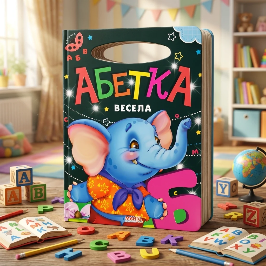 Картонка. Сонечко. Абетка весела