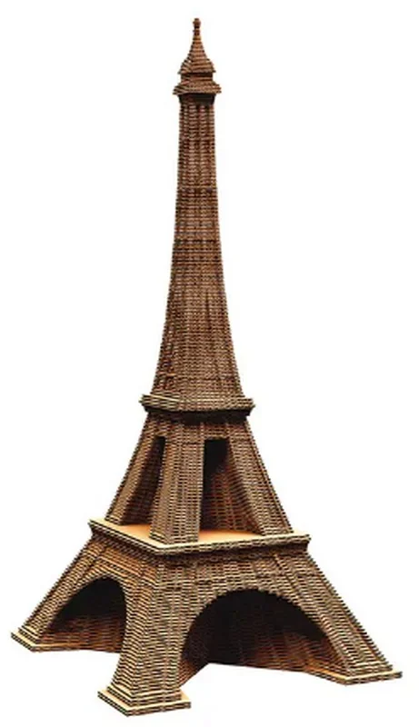 Картонний 3D пазл "Ейфелева вежа" — фото 3