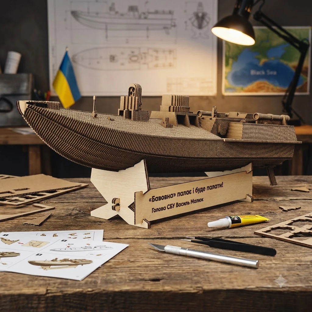 Картонний 3D пазл "Морський дрон"
