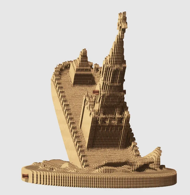 Картонний 3D пазл "Руський воєнний корабель" — фото 2