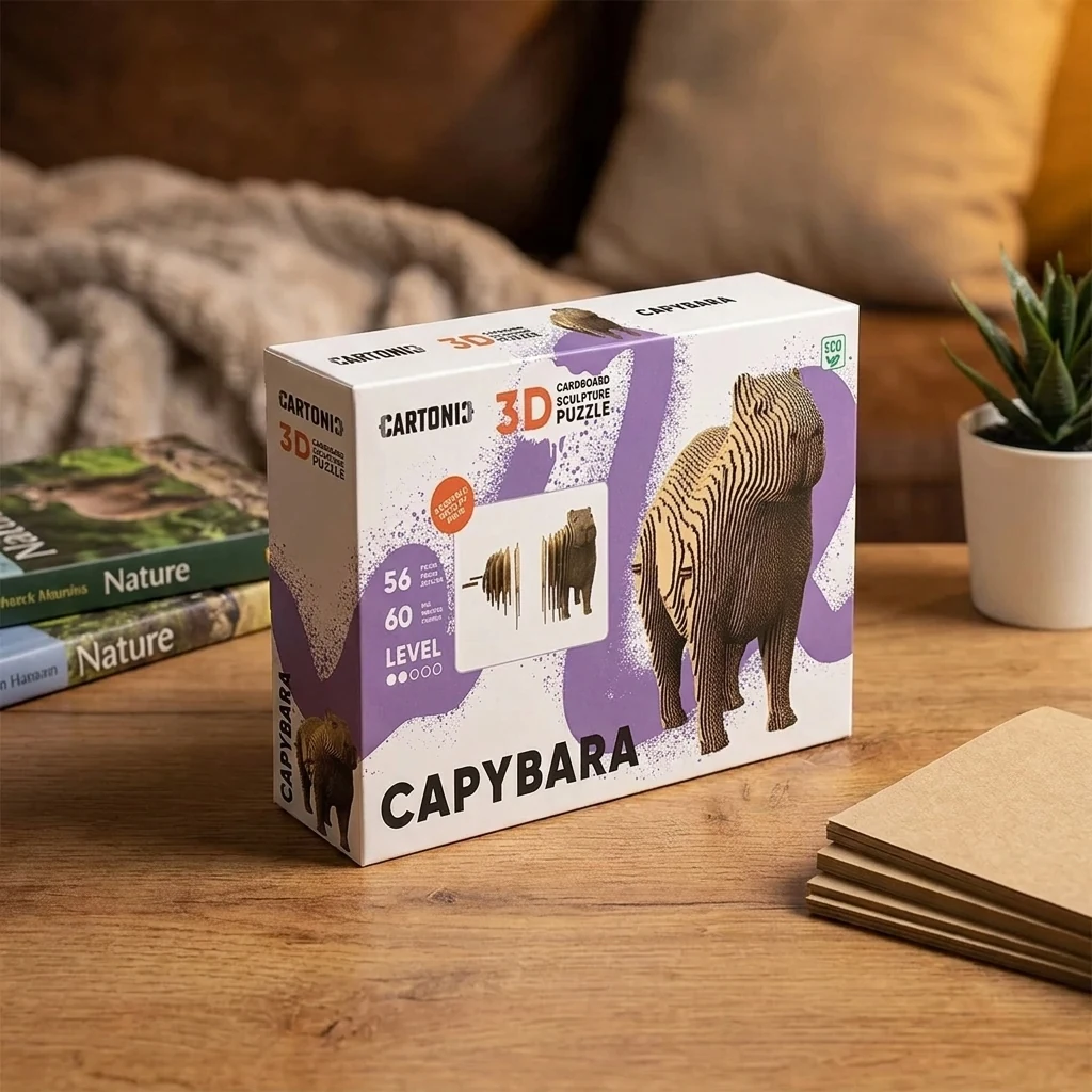 Картонний конструктор Cartonic 3D Puzzle Capybara