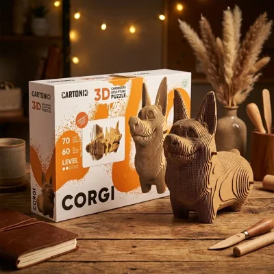 Картонний конструктор Cartonic 3D Puzzle Corgi