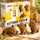 Картонний конструктор Cartonic 3D Puzzle Kittens Trio — фото 1