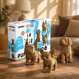Картонний конструктор Cartonic 3D Puzzle Puppies Trio — фото 1