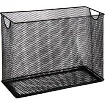 Картотека для підвісних файлів металева сітка Buromax чорна — фото 2