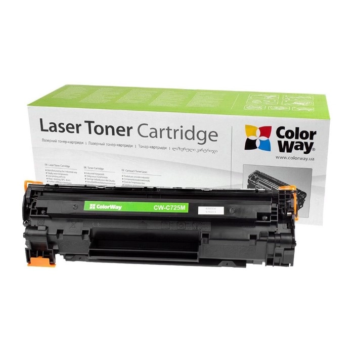 Картридж ColorWay для CANON 725(712) LBP3100/6000//HP CB435/CB36/CE285 (CW-C725M) — фото 2