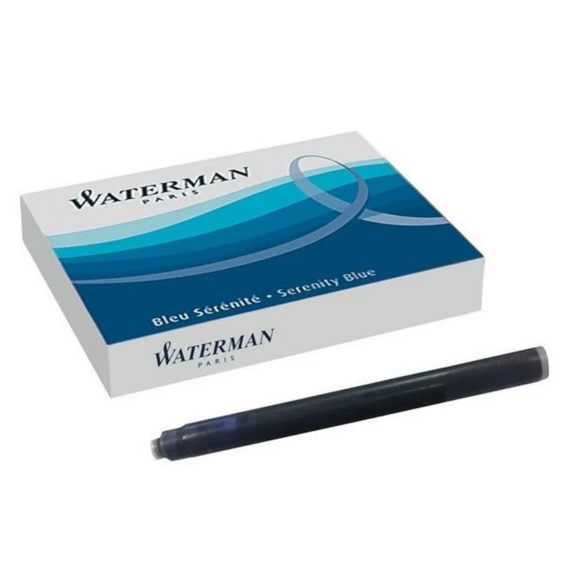 Картридж до ручки "Waterman" довгий 1 шт синій — фото 2