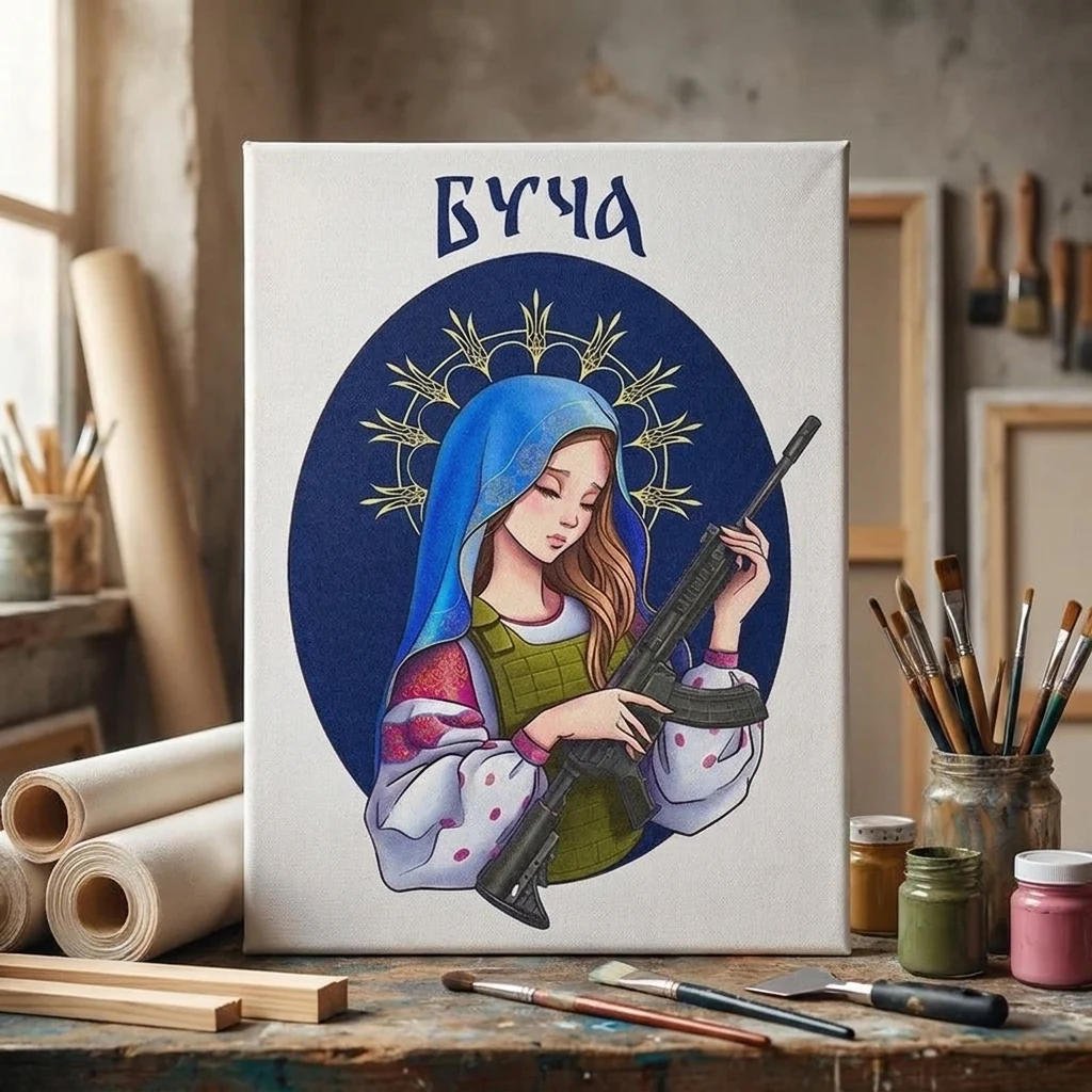 Картина-постер 30х40 "Мужня Буча"
