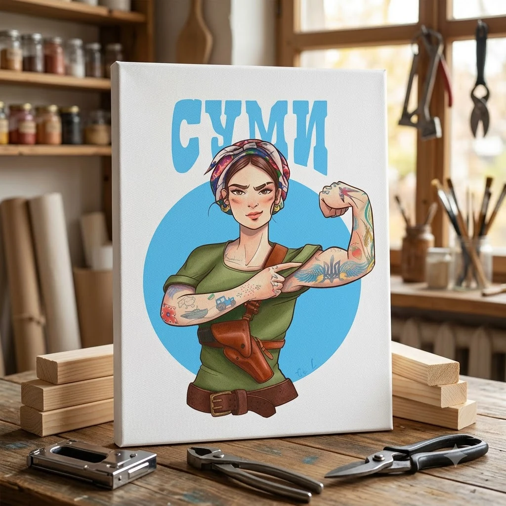 Картина-постер 30х40 "Надійні Суми"