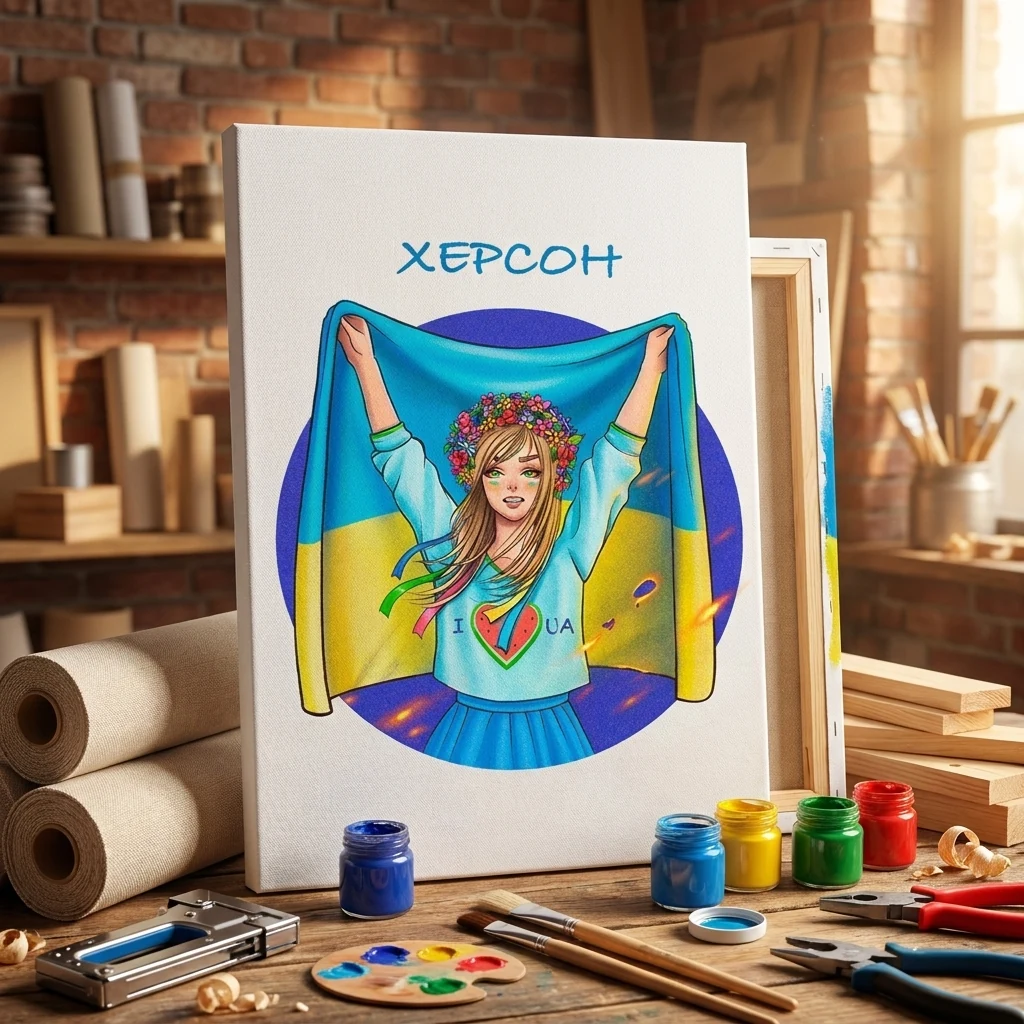 Картина-постер 30х40 "Вільний Херсон"