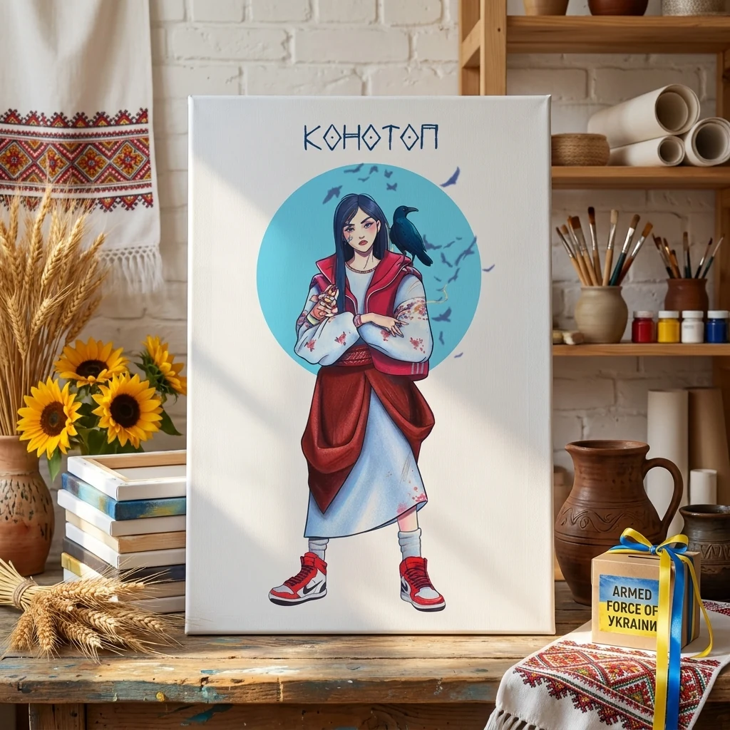 Картина-постер 40х50 "Містичний Конотоп "