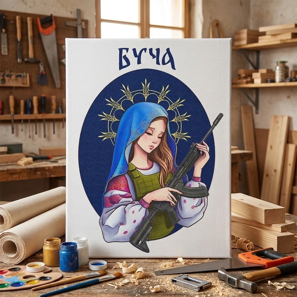 Картина-постер 40х50 "Мужня Буча"