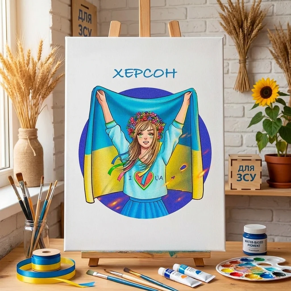 Картина-постер 40х50 "Вільний Херсон"