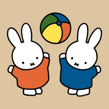Картина за номерами 25*25 см "Miffy Зайчики друзі" акрил