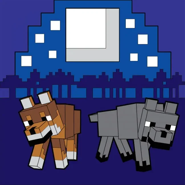 Картина за номерами 25*25 см "Minecraft. LED" акрил