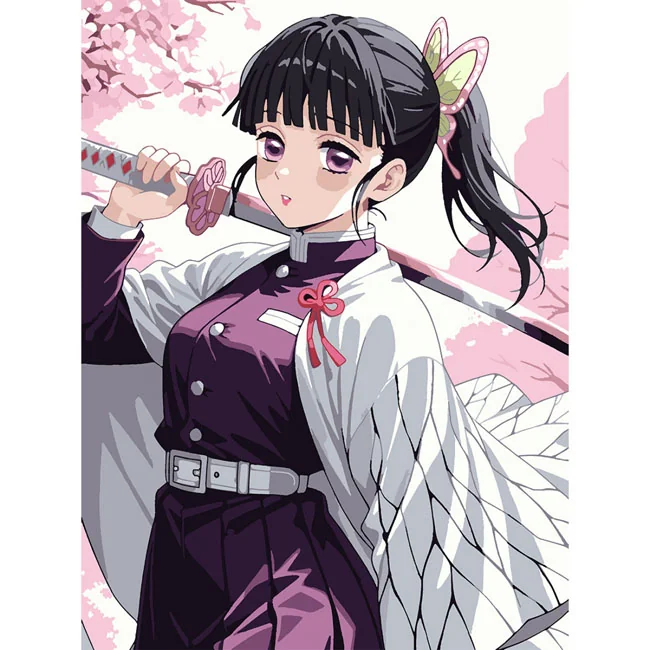 Картина за номерами 30*40 см "Demon Slayer Shinobu Kocho" акрил