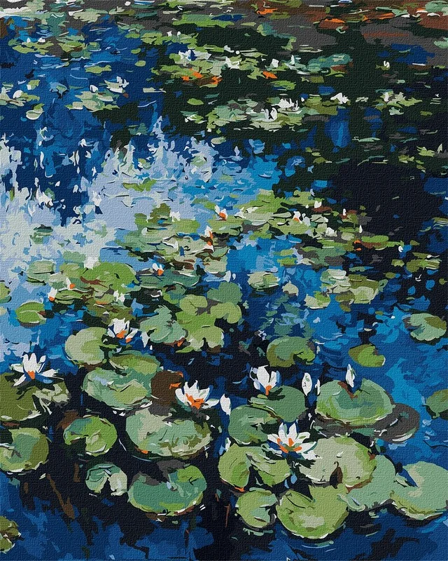 Картина за номерами 40*50 см Клод Моне "Водяні лілії"акрил