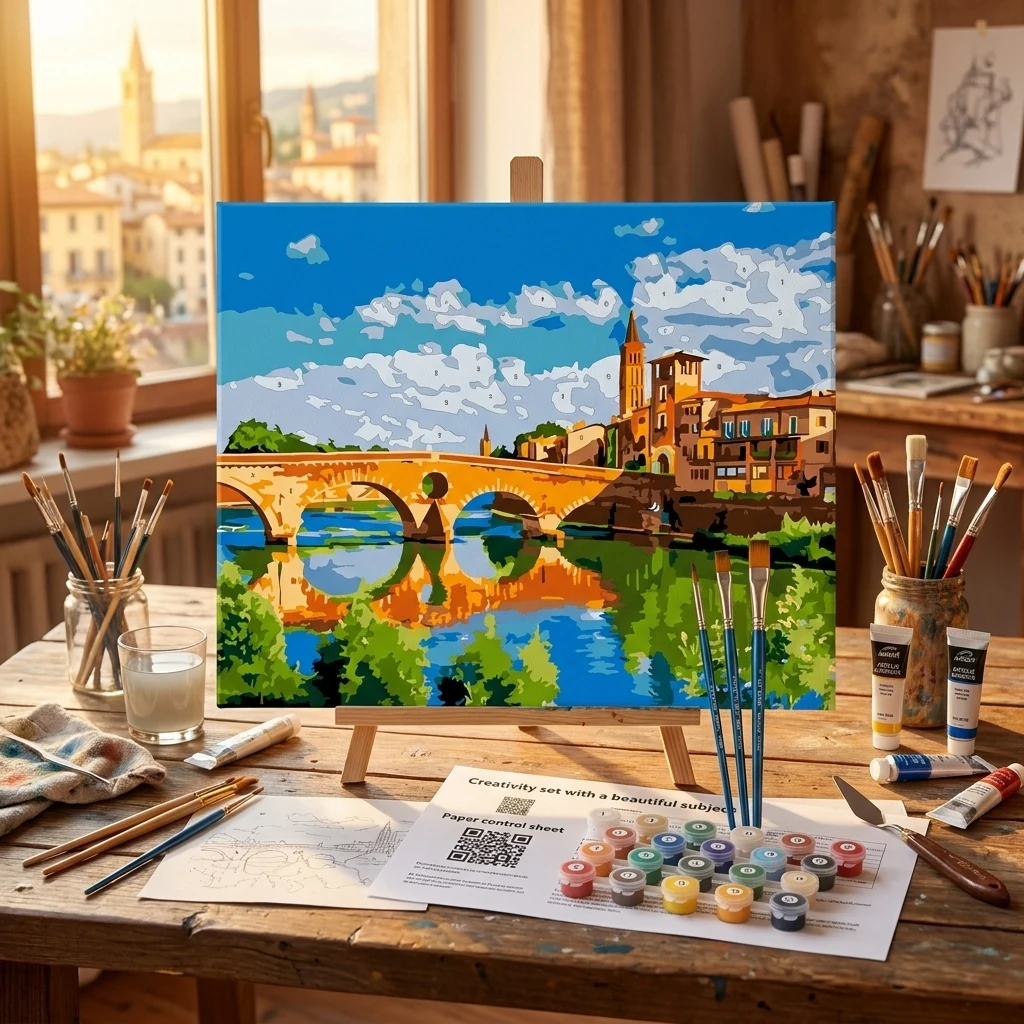 Картина за номерами 40*50 см "Захоплююче місто"