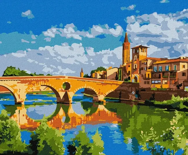Картина за номерами 40*50 см "Захоплююче місто"