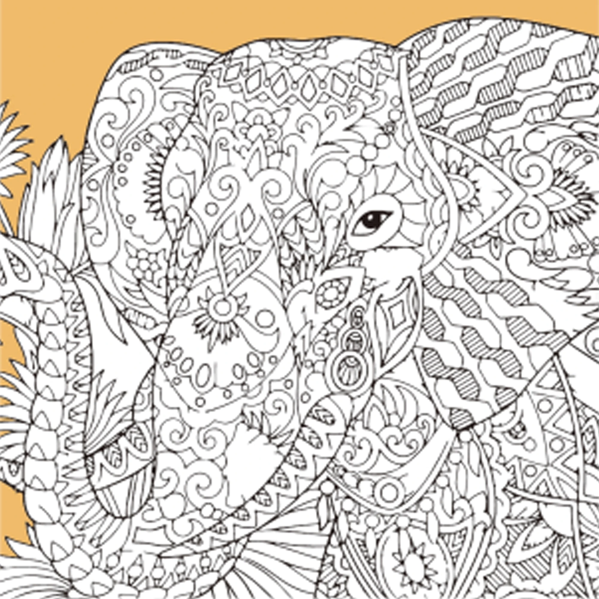 Картина за номерами Strateg Величний слон — Хобі та декор