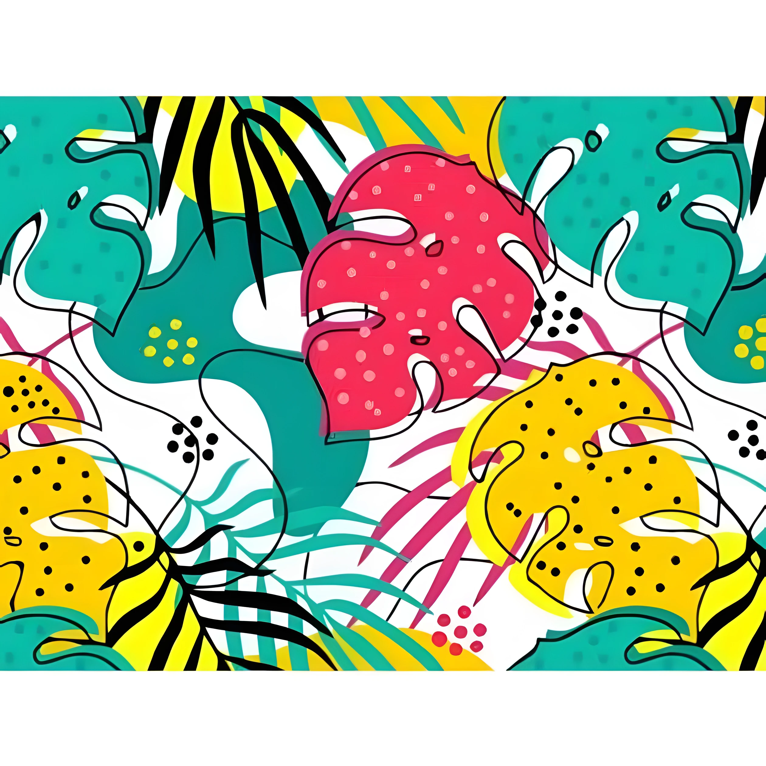 Картина за номерами Листя з мольбертом ROSA START 15х20см — Хобі та декор