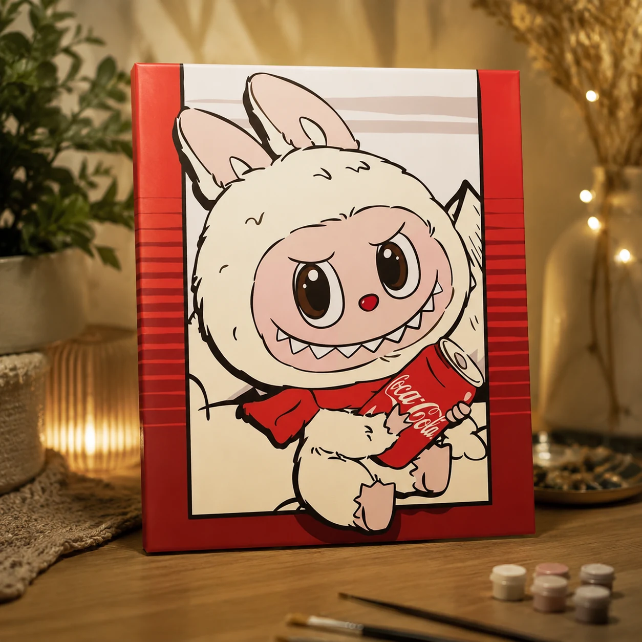 Картина за номерами Origami UA Аніме Лабубу 40х50 см